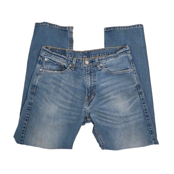 Levi's 505 Straight Leg Jeans Mens 32X30 - Picture 4 of 10
